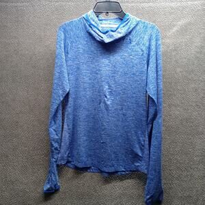 Nike Dri Fit Women Running Pullover Fitted Hood Athletic